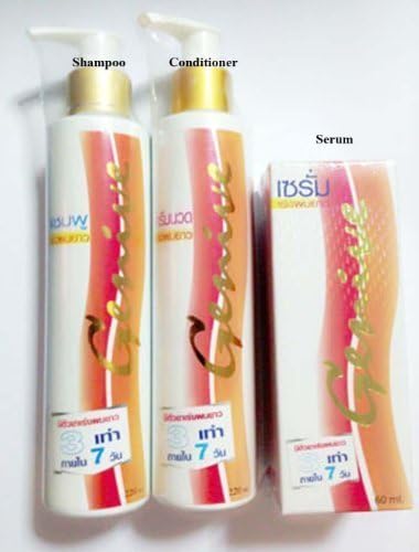 Want Longer Hair? Want Stronger Hair? Grow Hair Fast! Buy Genive Long Hair Fast Growth Big Set by Genive