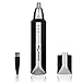 HLYOON Nose Hair Trimmer 3 in 1 Electric Nose Trimmer Beard Facial Eyebrow Clipper Waterproof Stainless Steel Blades with LED Light,Wet/Dry Use Trimming Tool for Man Women