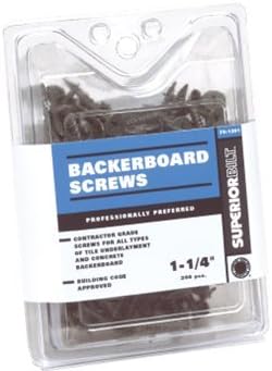 Backerboard Screws 1-1/4" Box of 200