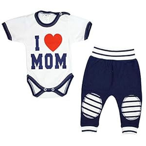 TupTam Uniseks Babykleding Set met Slogan 2-delig