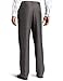 Haggar Men's Big-Tall Cool 18 Gabardine Hidden Expandable Waist Pleat Front Pant, Graphite, 46x29