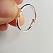Dandelion Seed Make a Wish Real Flower Glass Ball Open Resizable Copper Rings