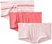 Hanes Women's Comfortsoft Cotton Stretch Boy Brief (Pack of 3)(assorted colors)