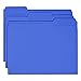Smead Standard File Folders, 100 Count, Navy, 1/3-Cut Tabs, Letter Size (13193)