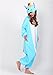 UBeauty Unisex-adult Kigurumi Onesie Unicorn Pajamas (M,Blue)