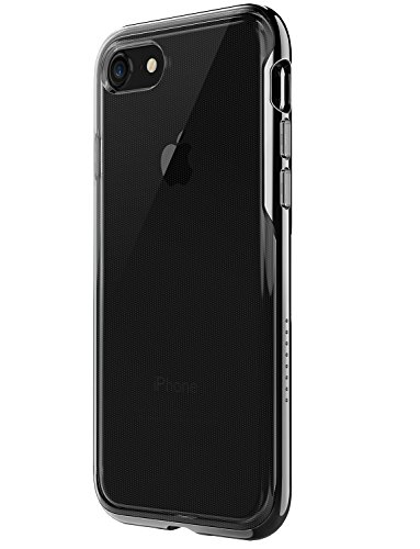 iPhone 8 Case, iPhone 7 Case, Anker Ice-Case Lite Clear Cover Protective Case with Hard Bumper Frame and Enhanced Grip for Apple iPhone 8 / 7 [Support Wireless Charging] (Black)