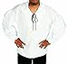 Alexanders Costumes Cavalier Shirt, White, Large