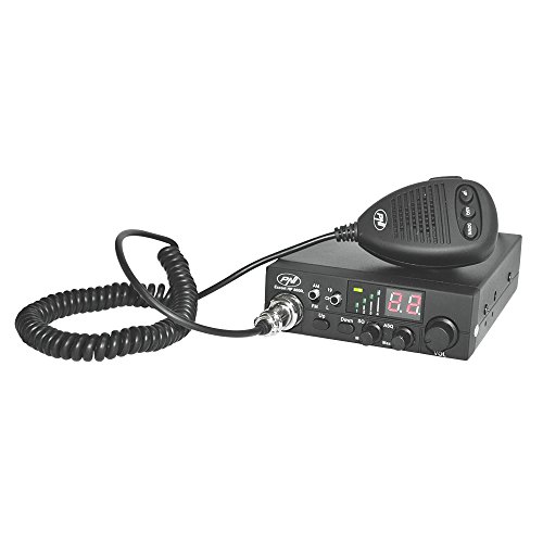 PNI CB funkgeraet Kit CB Escort HP 8000L ASQ + CB-Antenne Extra 48, Zigarettenanzuender-Stecker im Lieferumfang enthalten