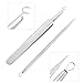 Blackhead Remover， Comedone Blackhead Extractor Tweezers Acne Removal kit by Aignis
