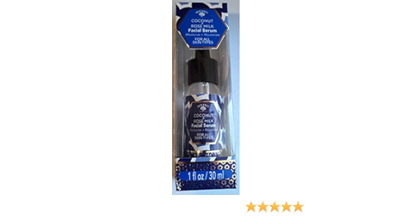 bolero coconut and rose oil face serum