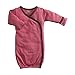 Babysoy Kimono Gown - Long Sleeve Newborn Sleep Sac/Bundler with Mittens
