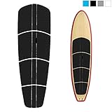 ABAHUB 12 Piece Surf SUP Deck Traction Pad Premium EVA with Tail Kicker 3M Adhesive for Paddleboard Longboard Surfboard Black/Blue/Gray/White