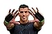 Bear KompleX 2 Hole Leather Hand Grips for Workouts, Pull-ups, Weightlifting, WOD Gymnastics, Crosstraining Palm Grips with Wrist Wraps, Hand Protection from Rips and Blisters,1 Pair