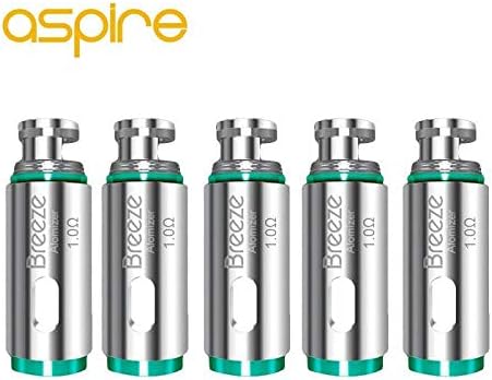 5pack Replacement C-o-i-l-s Heads for A-s-p-i-r-e B-r-e-e-z-e 1 (1.2ohm)