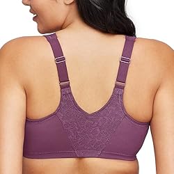 Glamorise Full Figure Plus Size Lacey T-Back