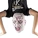 Monstleo Plague Doctor Mask - Long Nose Bird Beak Steampunk Halloween Costume Props Mask (White)