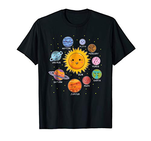 Solar System Planets Boys Girls Gifts and ApparelSolar System Planet Space Planets Boys Girls Toddlers T-ShirtOEKO-TEX STANDARD 100