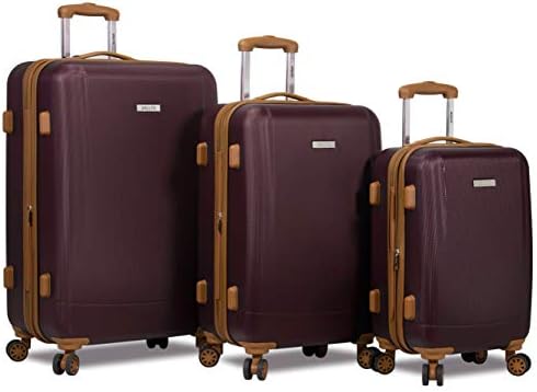 Legion 3-pc Hardside Spinner TSA Combination Lock Luggage Set, Burgundy, One Size