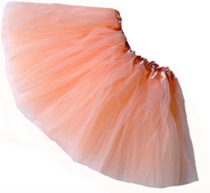 Southern Wrag Company LITTLE GIRLS TUTU - SHORT - BABY to 6X (BABY: 8In Long, PEACH)