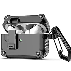 Lopnord Case for Airpods Pro Case Cover with Lock