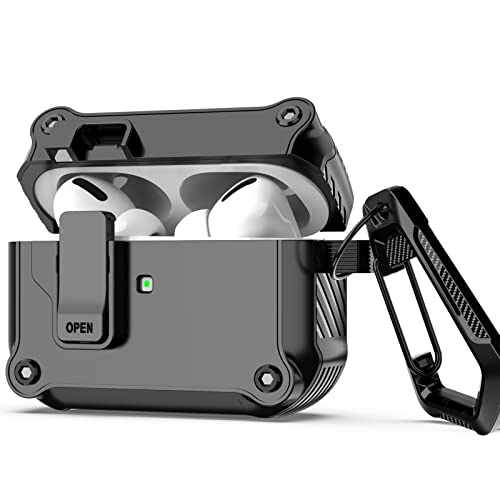 Lopnord Case for Airpods Pro Case Cover with Lock
