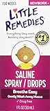 Little Noses Saline Spray/Drops for Dry for Stuffy Noses, 1-Ounce (30 ml), 3 Count