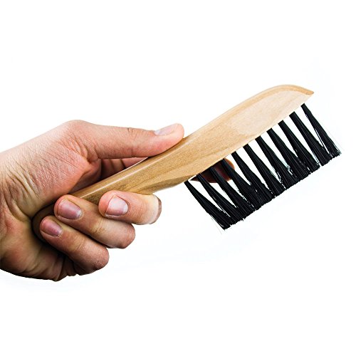 Felson Billiard Supplies 8" Nylon Bristle Under Rail Wooden Pool Table Brush - Thumbnail 2