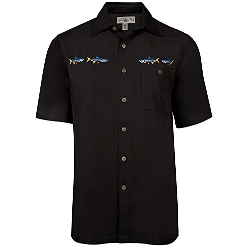 Hook & Tackle® Men's Tarpon Run Short Sleeve Embroidered UV Sun