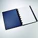 Staples Arc Customizable Durable Poly Notebook System, Navy, 8.5