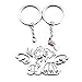 Cinlla Chain Couple Link for Lifting Heavy Duty He She Boy Girl Couple Metal Keychain Keyring