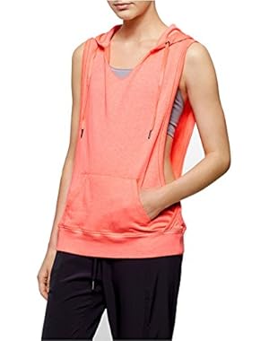 Calvin Klein Performance Sleeveless Pullover Hoodie Pink Small