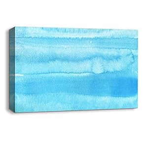Canvas Wall Art Abstract Ink Feature Painting Artwork for Home Prints Framed - 12x18 inches
