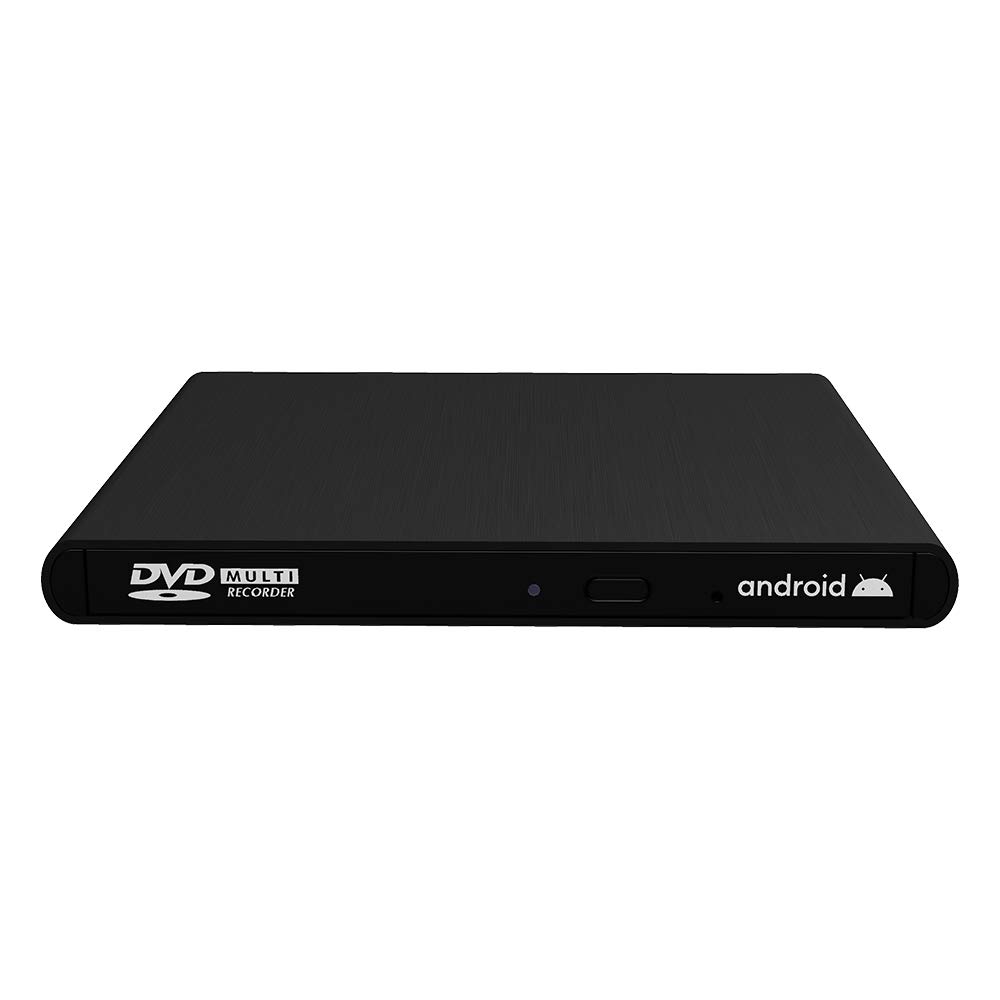 External CD DVD Drive Support Android TV, Smartphone, Tablet and Projector | Free Android APP Available | Windows 10 and Mac Compatible | Model Stream Mini Pro
