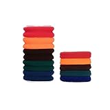 LvDD Hair Ties Band Rope Seamless High Elastic Ponytail Holders Scrunchie (Large, 2)