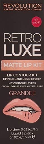 Makeup Revolution Grandee Retro Luxe Matte Lip Kit Pack of 2 view 2