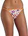 Fruit of the Loom Women's 4-Pack Cotton Fashion String Bikini Panties,Assorted,7