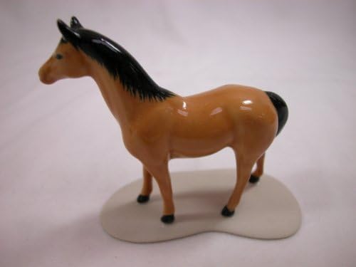 Miniature Porcelain Animals Tan Stallion #907