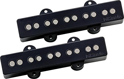 DiMarzio DP552 Area J Jazz 5-String Bass Neck/Bridge Pickup Set Black