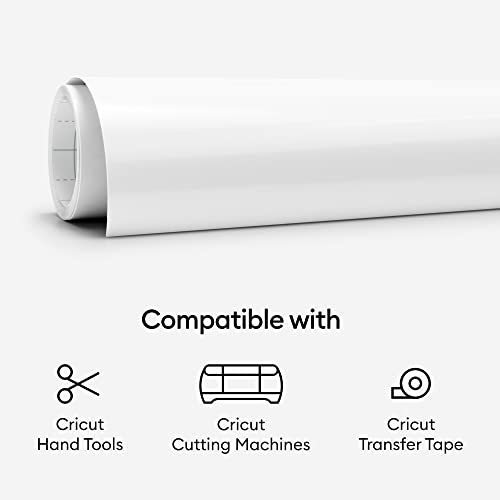 Cricut Premium Permanent Vinyl Roll (12 in x 30 ft), WeatherResistant