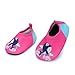 JIASUQI Kids Boys Girls Fashion Barefoot Aqua Water Skin Shoes for Beach Sand Swim Aerobics,Pink Dophin 12-18 Months