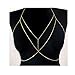 Women Sexy Harness Body Chain Bikini Chain Crossover Belly Waist Chain