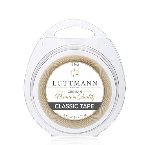LUTTMANN® Classic Tape - Kleberolle Tape transparent für Toupets, Perücken, Haarsysteme & Haarteile - speziell für Foliensysteme und PU Untergründe
