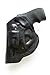 Cardini Leather USA - Right Handed Black Ultra Soft Leather IWB Holster CCW with Clip - for S&W Bodyguard 38 Special,M&P 340, Taurus 85 - and Other Snub Nose Revolvers