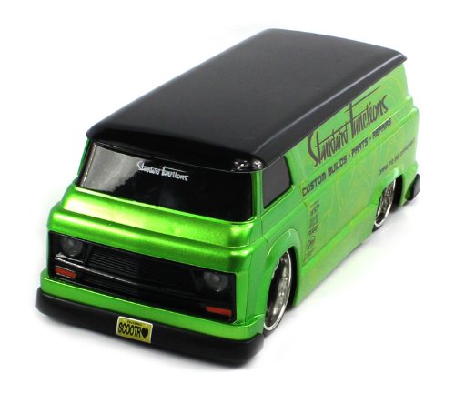 Custom Vandura Electric RC Van 1:18 Xtreme Street Tuning RTR (Colors May Vary)
