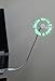 PowerTRC® LED Programmable Message Fan W/Custom Drawing - USB Powered (Green Led)