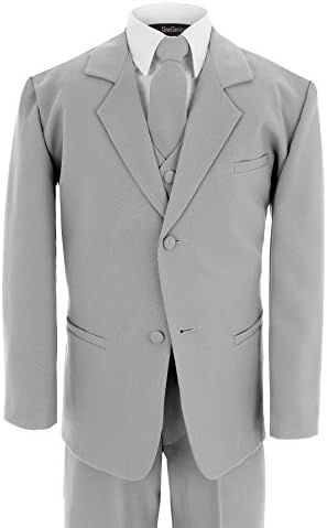 Formal Suit Set SILVER for Boys From Baby to Teen (3T)