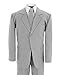 Gino Giovanni Formal Suit Set Silver for Boys From Baby to Teen