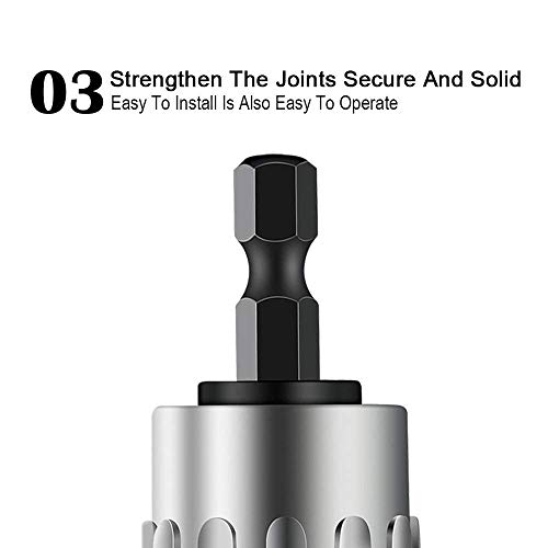 105 Degree Right Steel Angle Driver Angle Extension Power Screwdriver Dril with 1/4 Drive Hex Bit Quick Magnetic Drill Bit Angled Bit Power Drill Tool,Multifunction Right Angle Drill