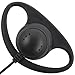 Tenq 5pack D Shape Earpiece Headset PTT for Motorola Talkabout Cobra Two Way Radio Walkie Talkie 1pin
