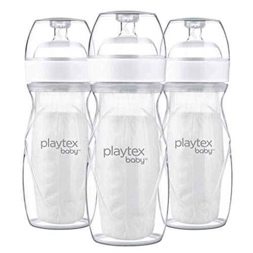Playtex Baby Nurser Bottle with Pre-Sterilized Disposable Drop-Ins